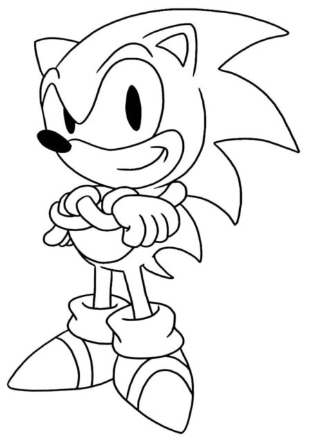 55+ Desenho Para Colorir Sonic