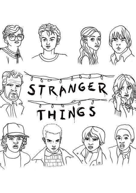 desenho-para-colorir-stranger-things