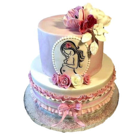Pregnancy Decorated Cake