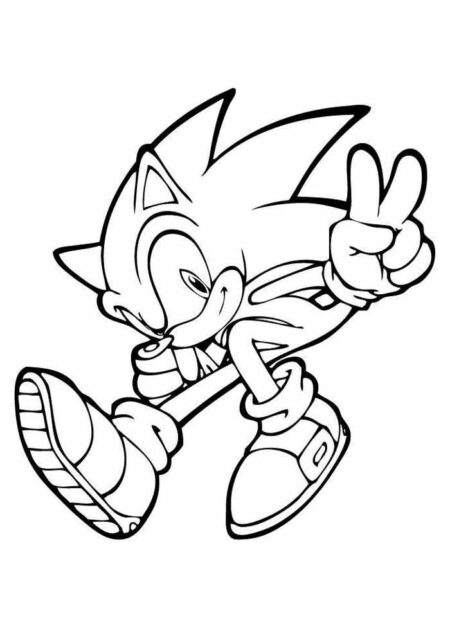 Sonic Amy coração para colorir - Imprimir Desenhos