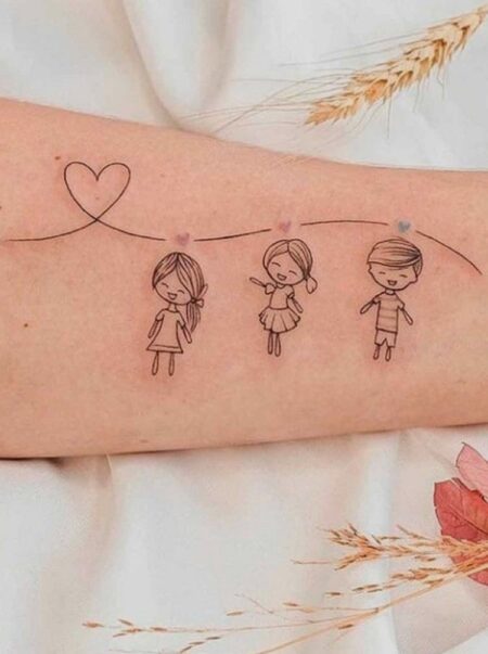 tatuagem-feminina-filhos