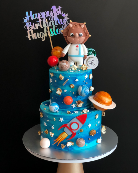 Astronaut Decorated Cake