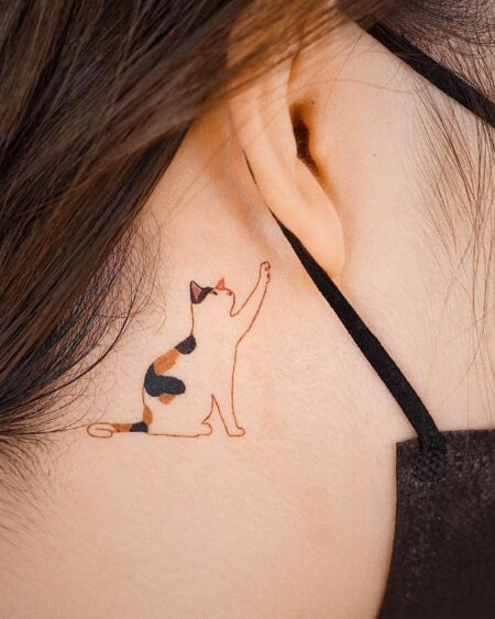 44 Desenhos de Tatuagens de Gatos: Fotos e Dicas