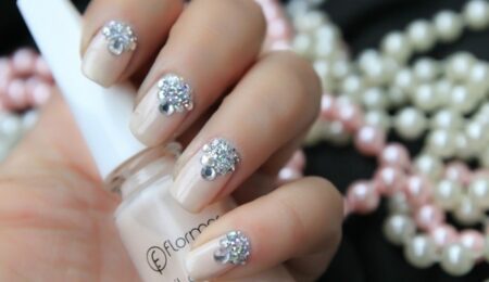 Nail Decorated With Stones