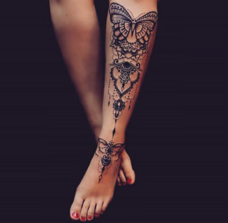 tatuagem-feminina-na-canela-frente