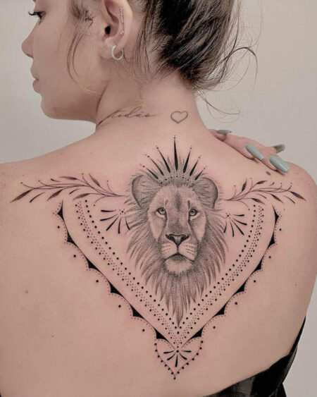 tatuagem-feminina-leao