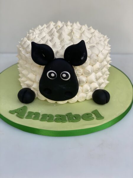 Sheep Decorated Cake