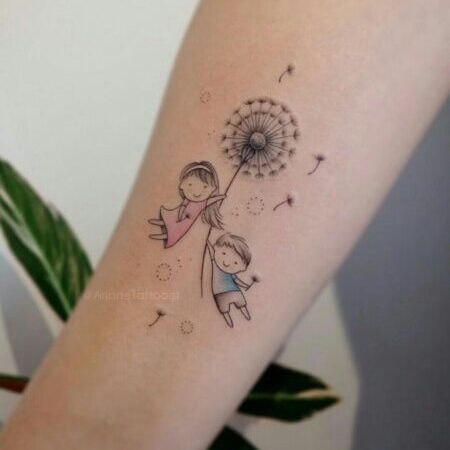 55+ Ideias de Tatuagem Feminina Mamãe em Homenagem aos Filhos