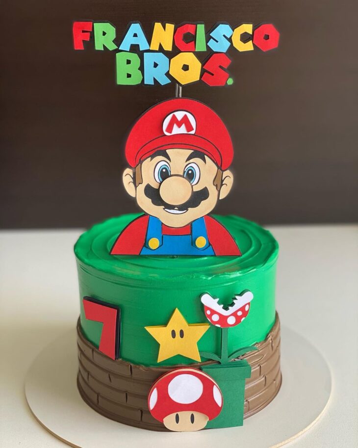 Bolo Decorado Super Mario