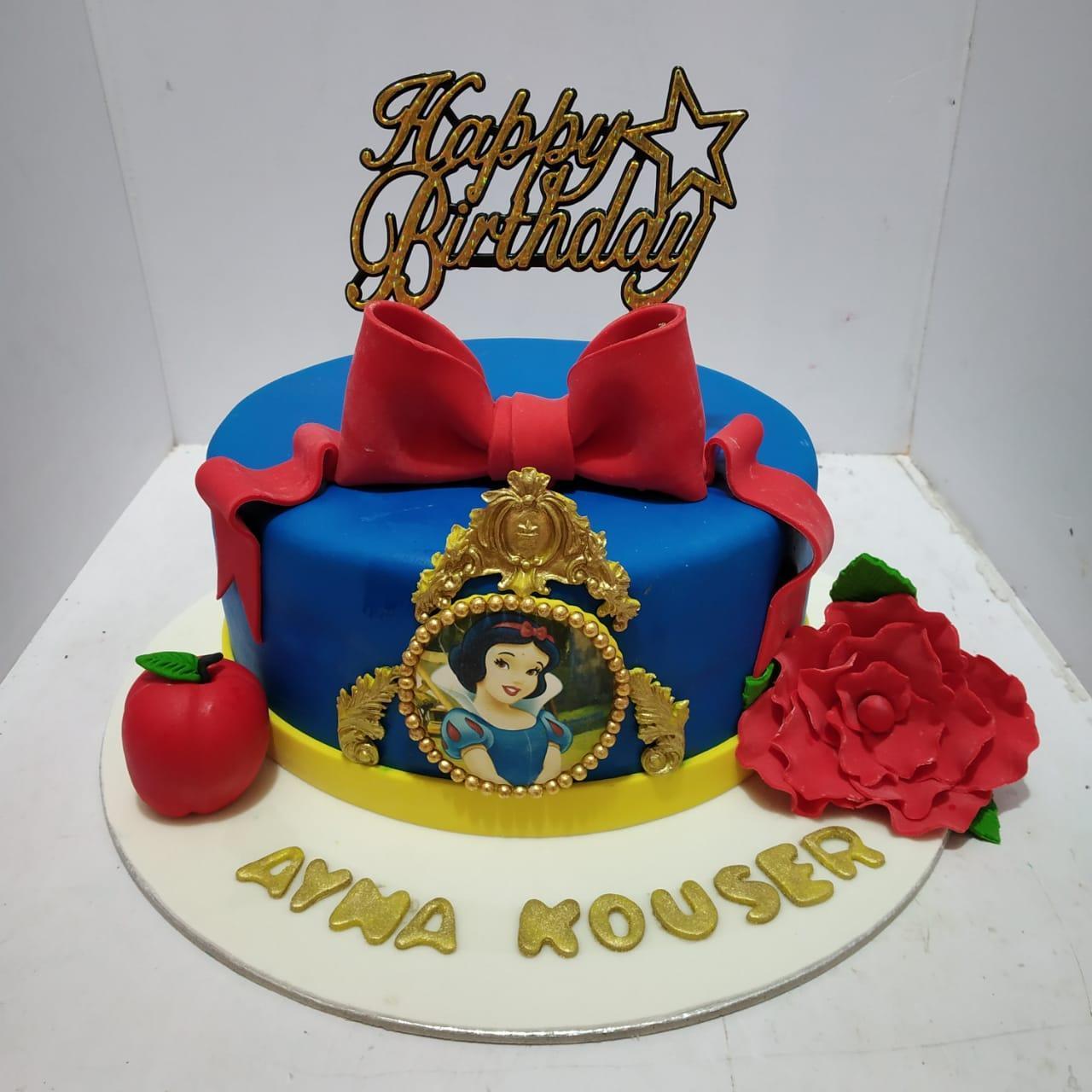 Snow White Decorated Cake