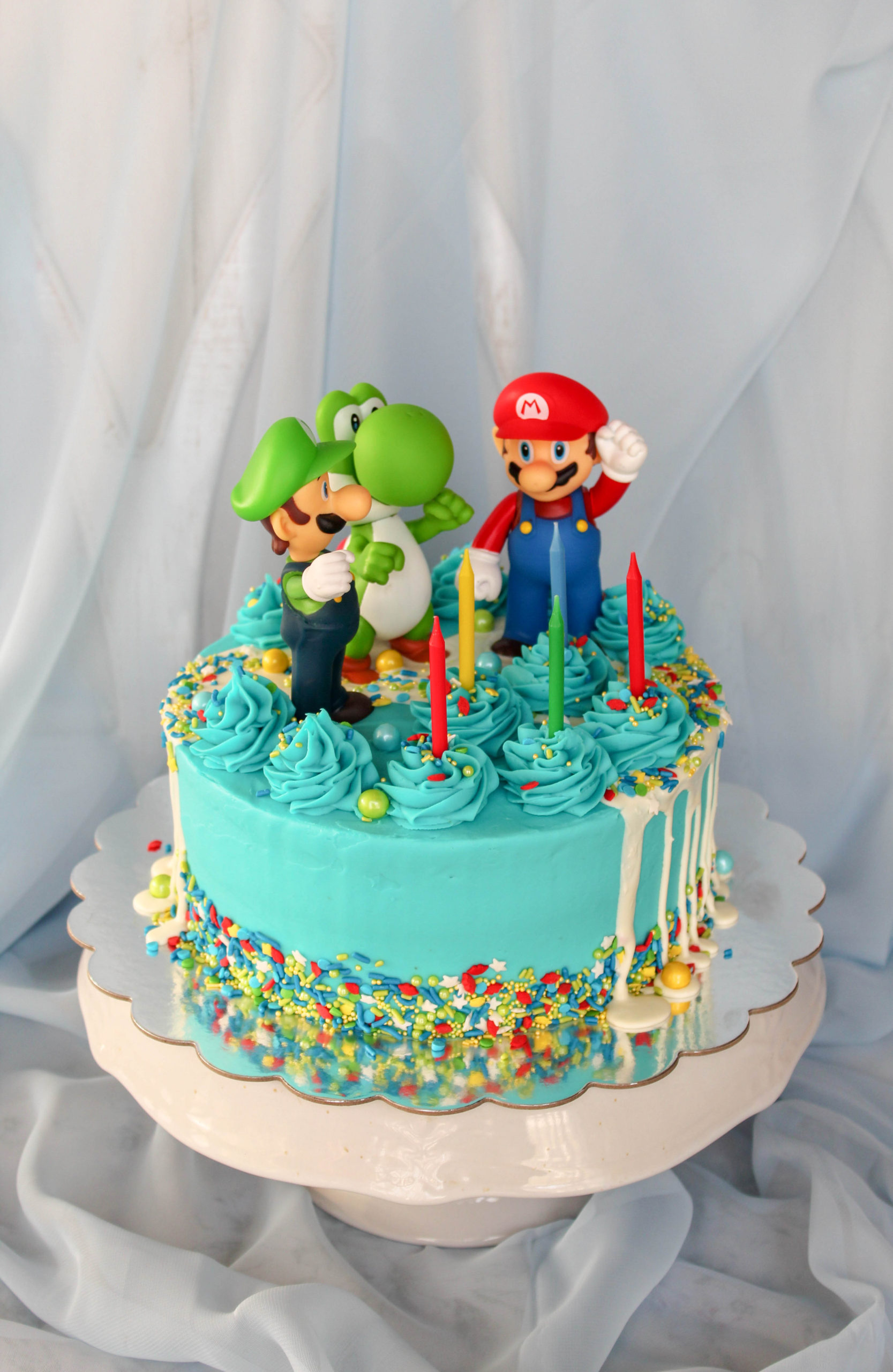 Super Mario Decorated Cake