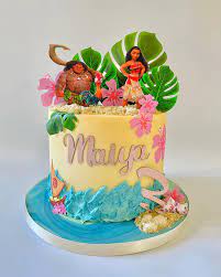 Moana Decorated Cake
