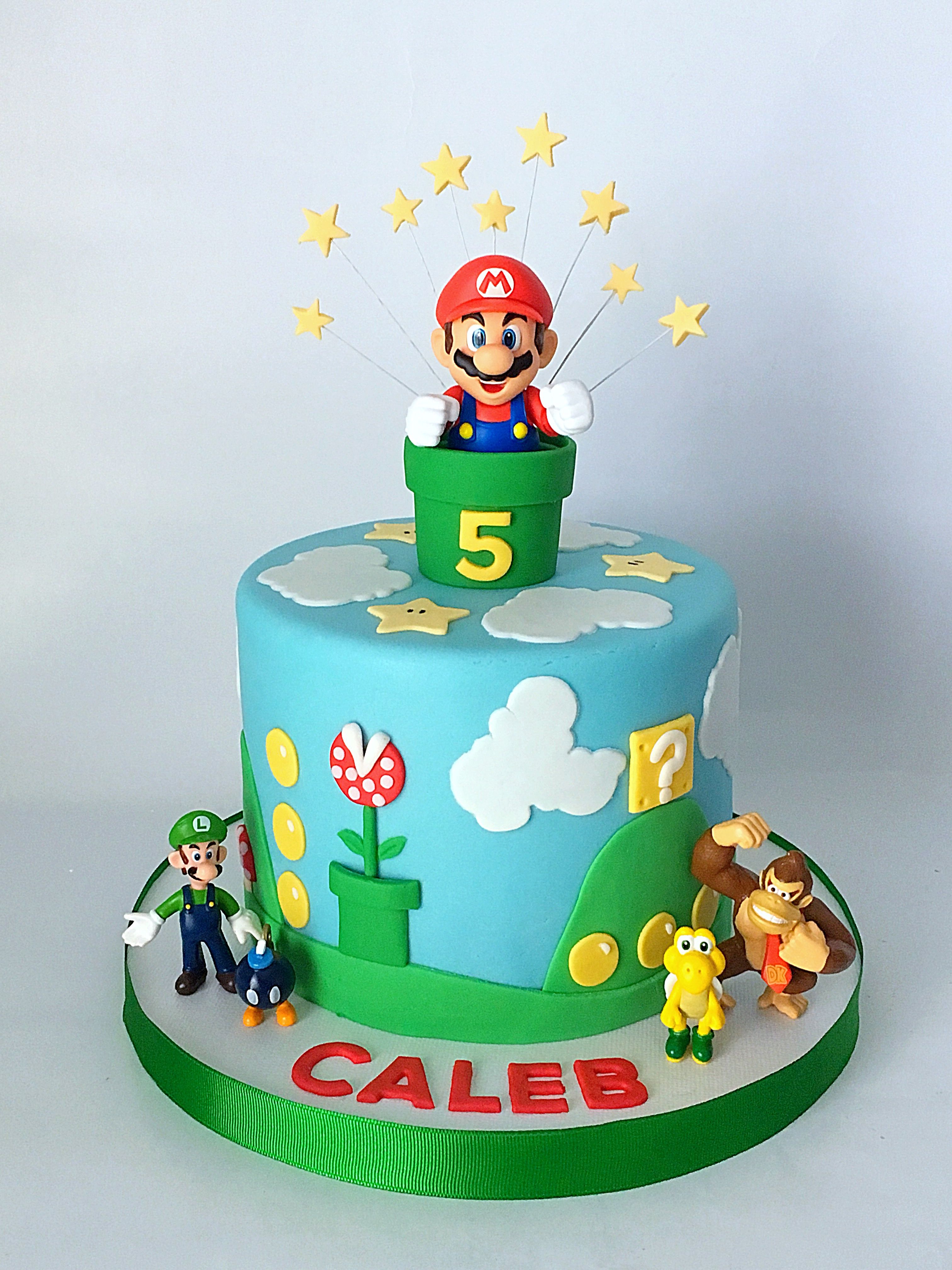 Super Mario Decorated Cake