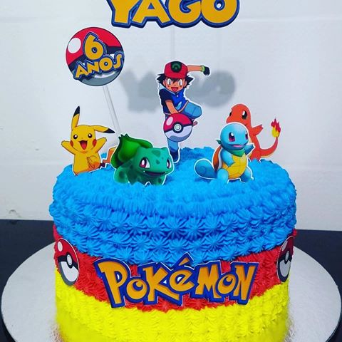 Lebibi Festas - Mais um bolo de ontem . Rayquaza pokemon .