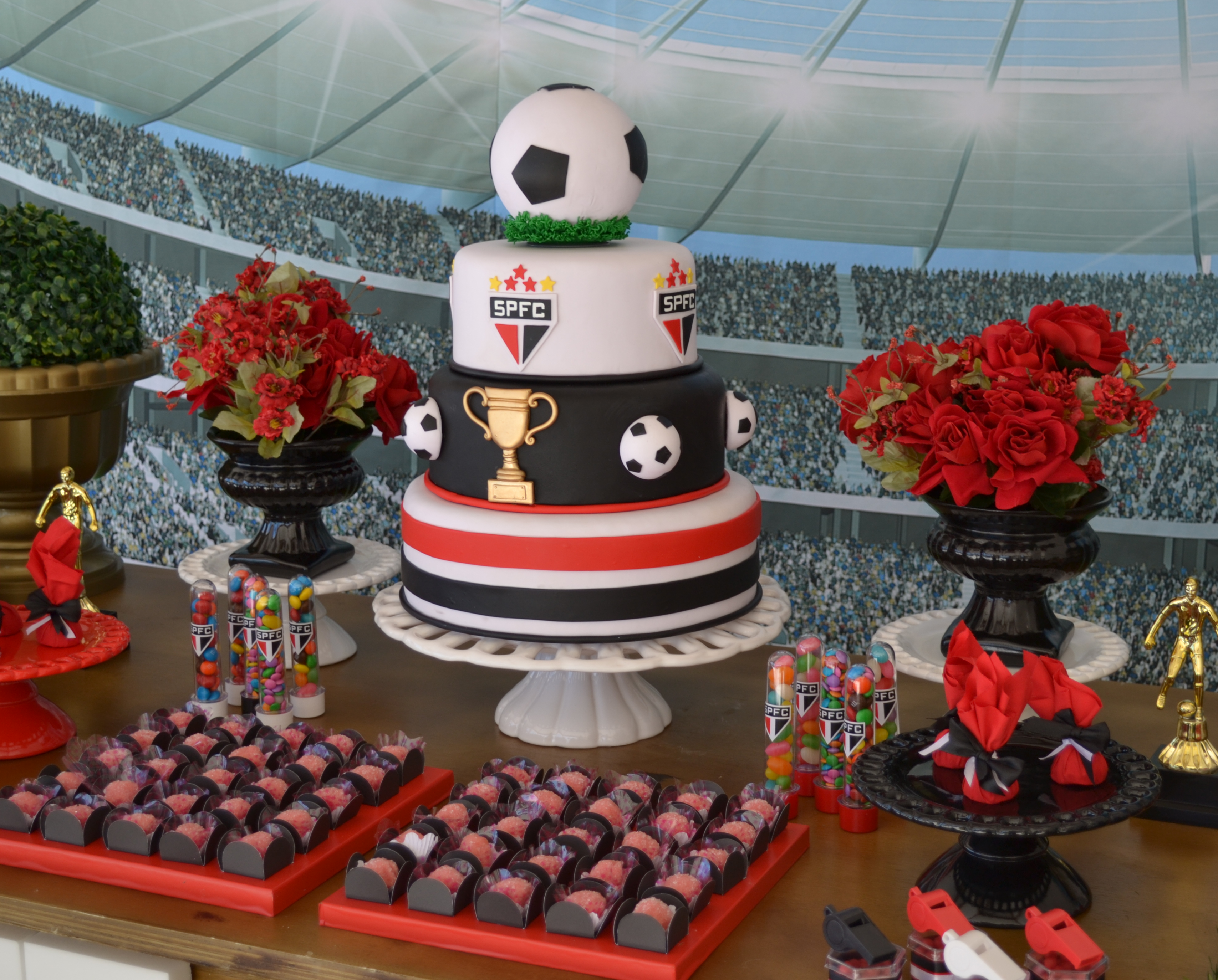 Decorated Cake Sao Paulo Football