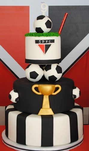 Decorated Cake Sao Paulo Football