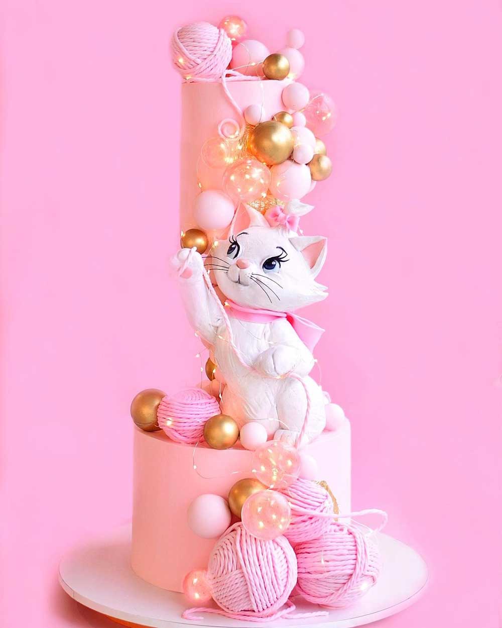 Cake Decorated Kitten Marie