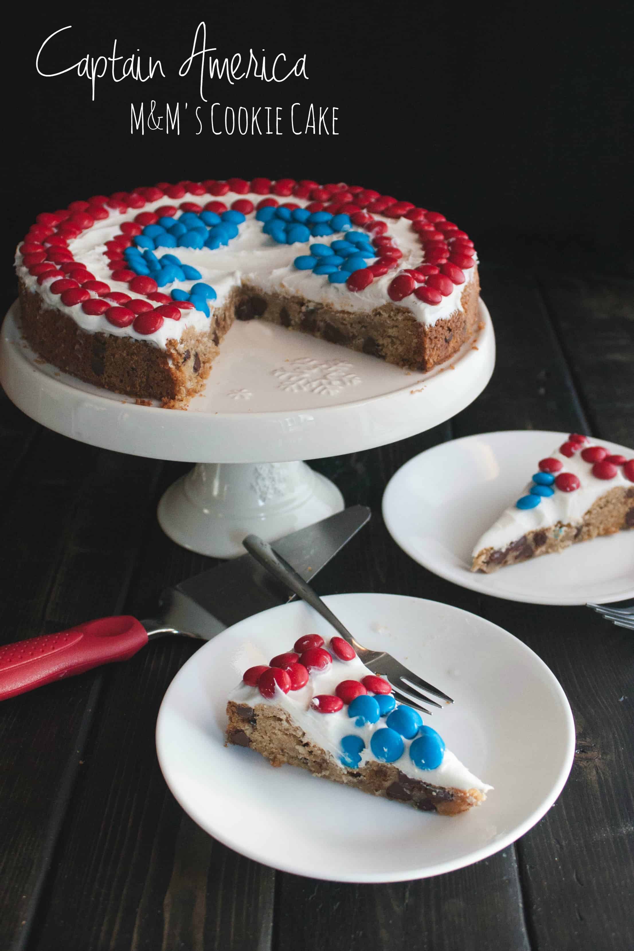 Captain America Decorated Cake