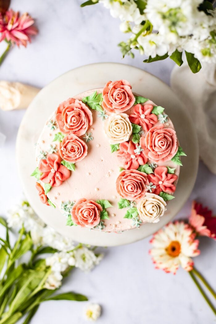Flower Decorated Cake