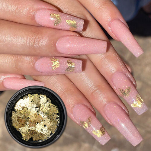 Golden Decorated Nail