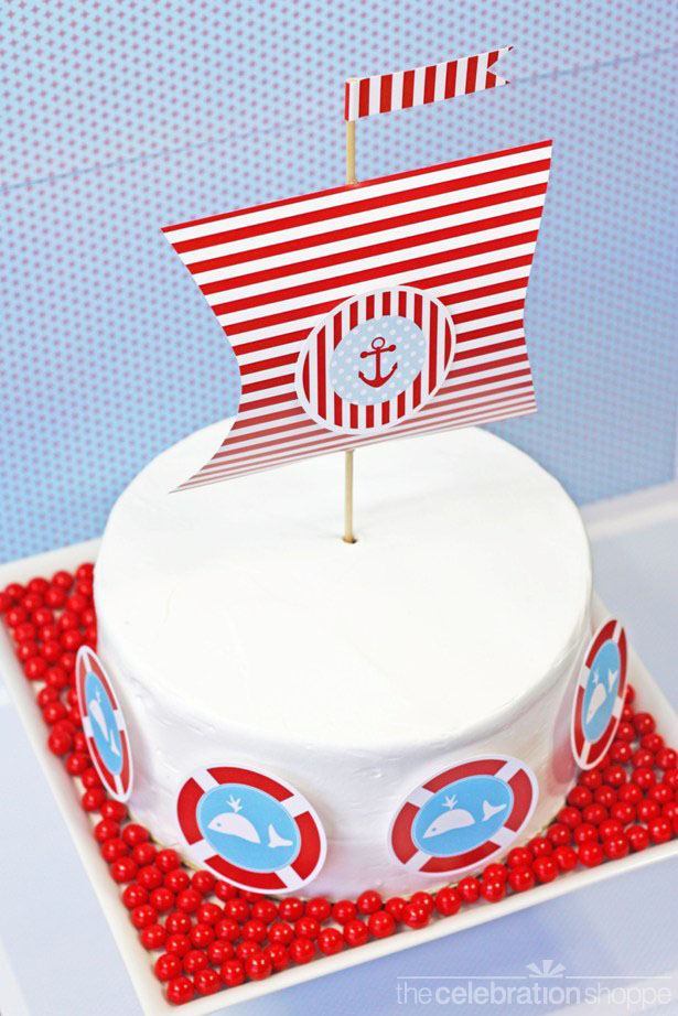 Sailor decorated cake