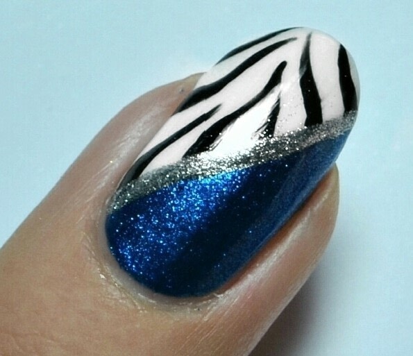 Zebra and Jaguar Decorated Nails