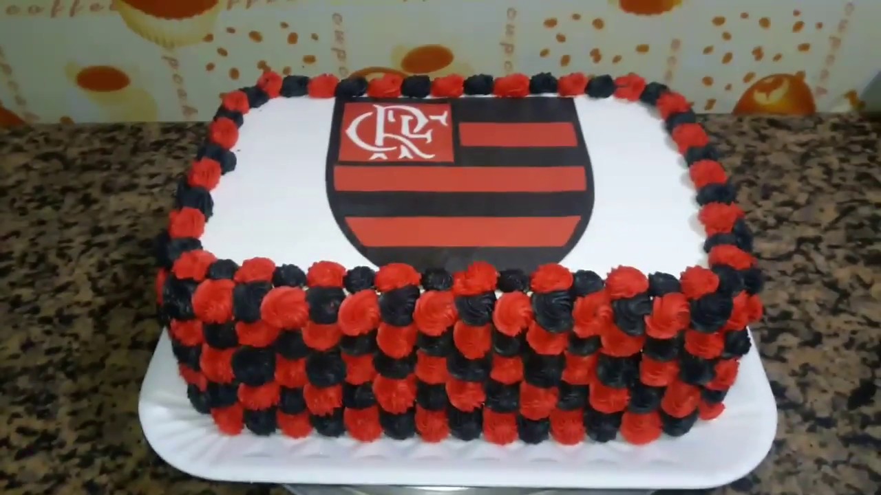 Bolo Decorado Flamengo