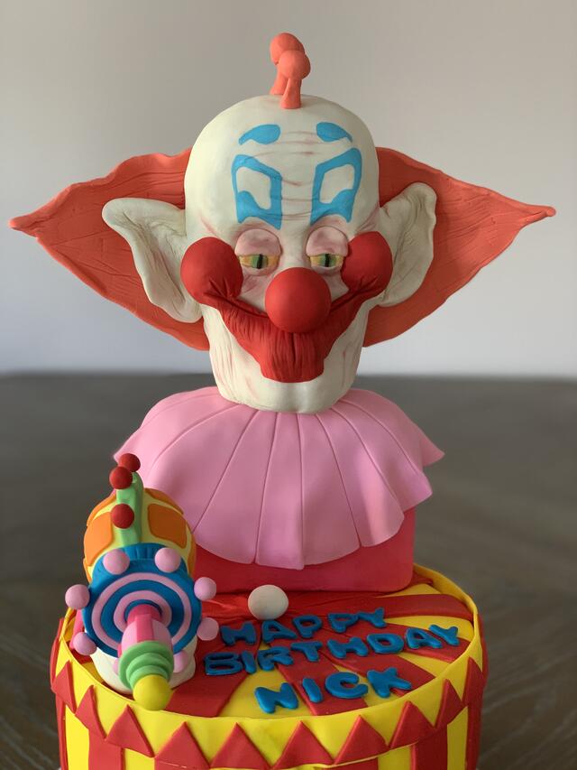 Killer Clown Decorated Cake