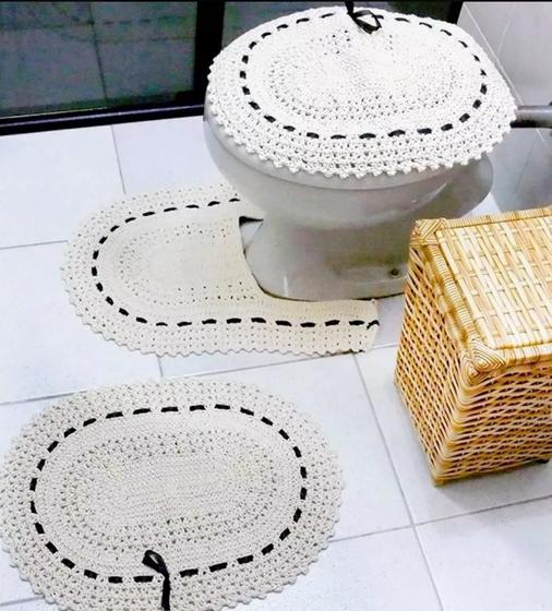 Jogo De Banheiro De Croche