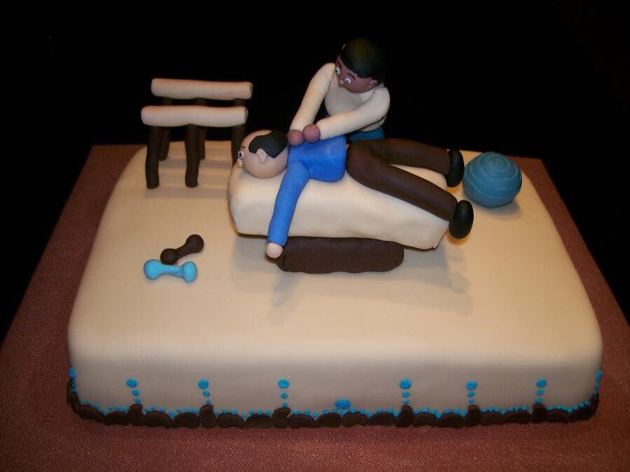 Physiotherapy Decorated Cake