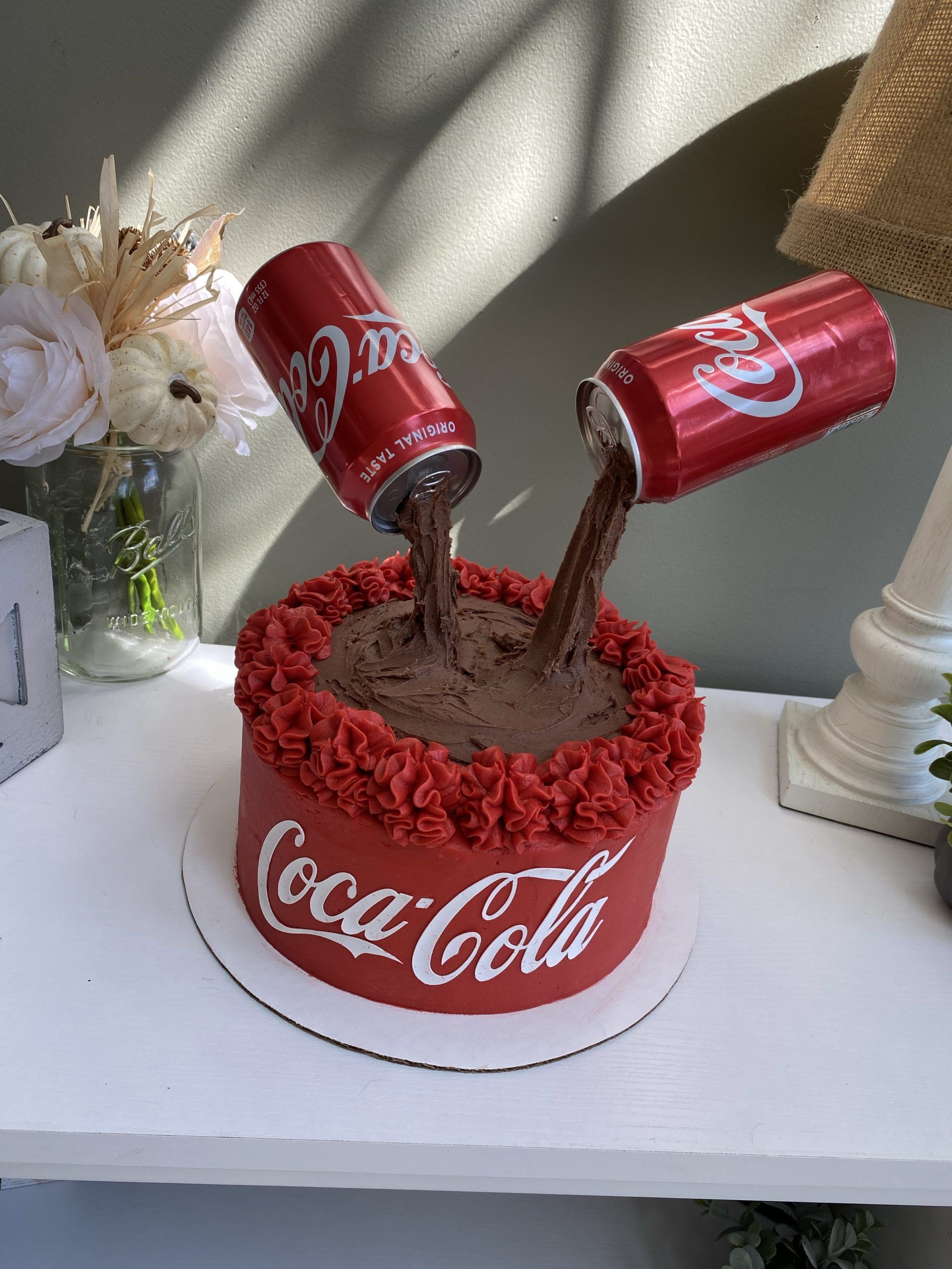 Coca Cola decorated cake