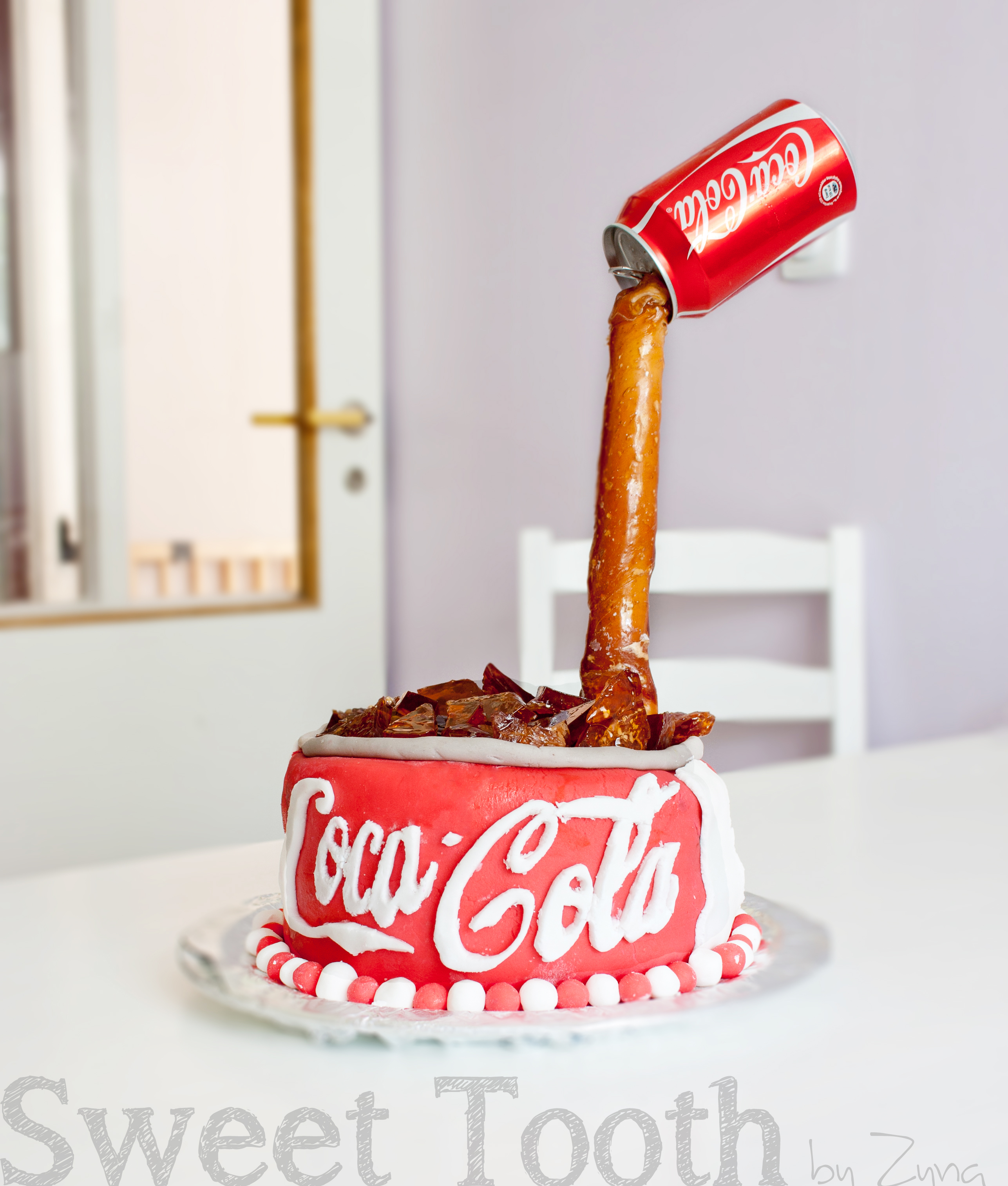 Coca Cola decorated cake