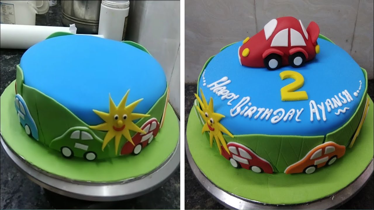 Decorated Car Cake