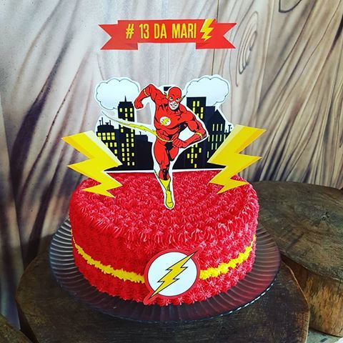 Bolo Decorado The Flash