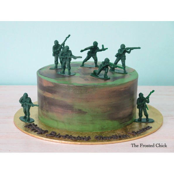 Decorated Army Cake