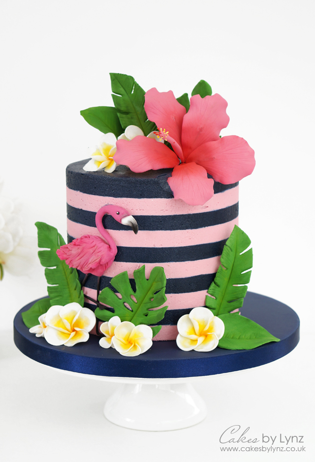 Tropical Decorated Cake