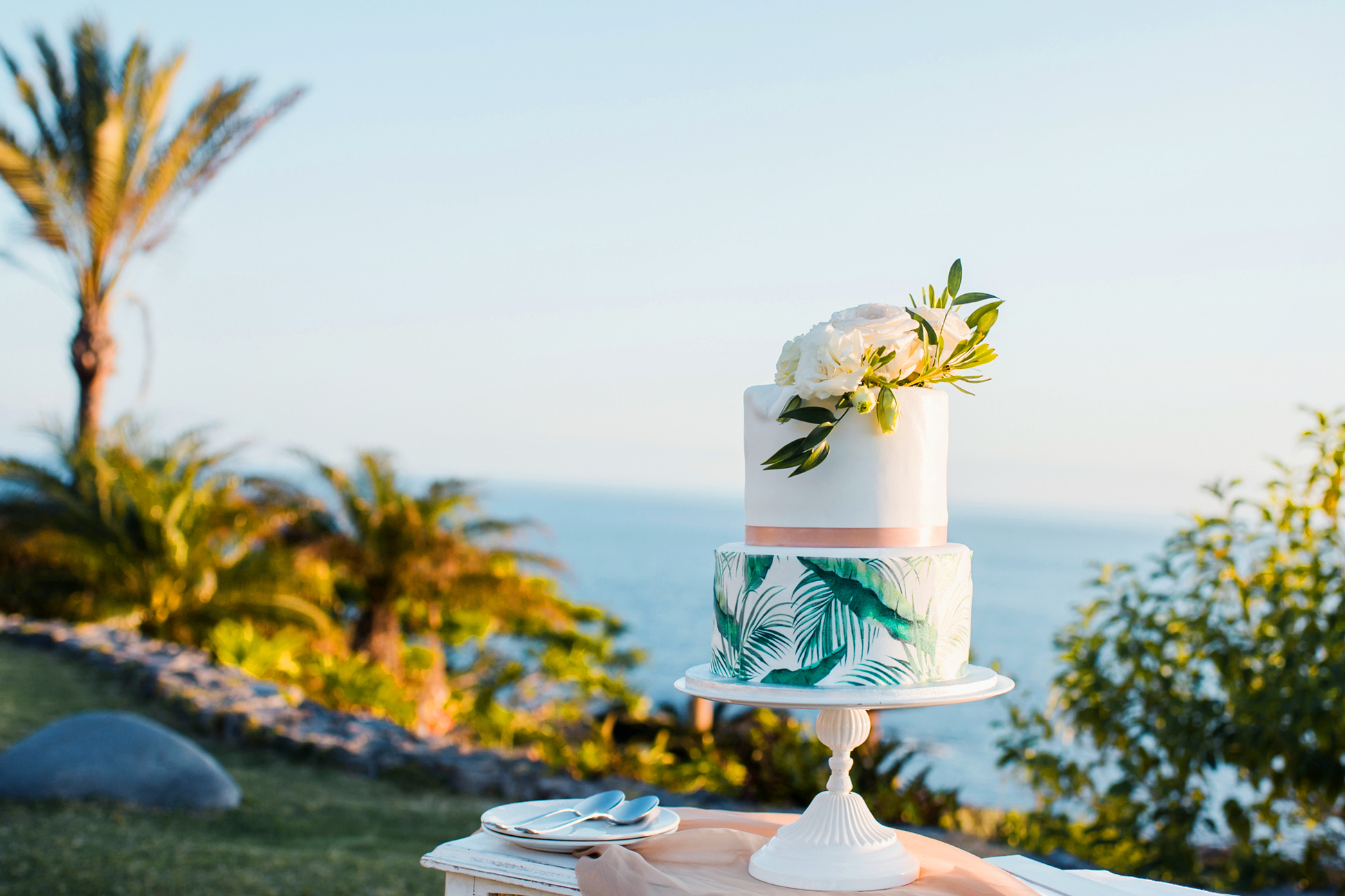 Tropical Decorated Cake