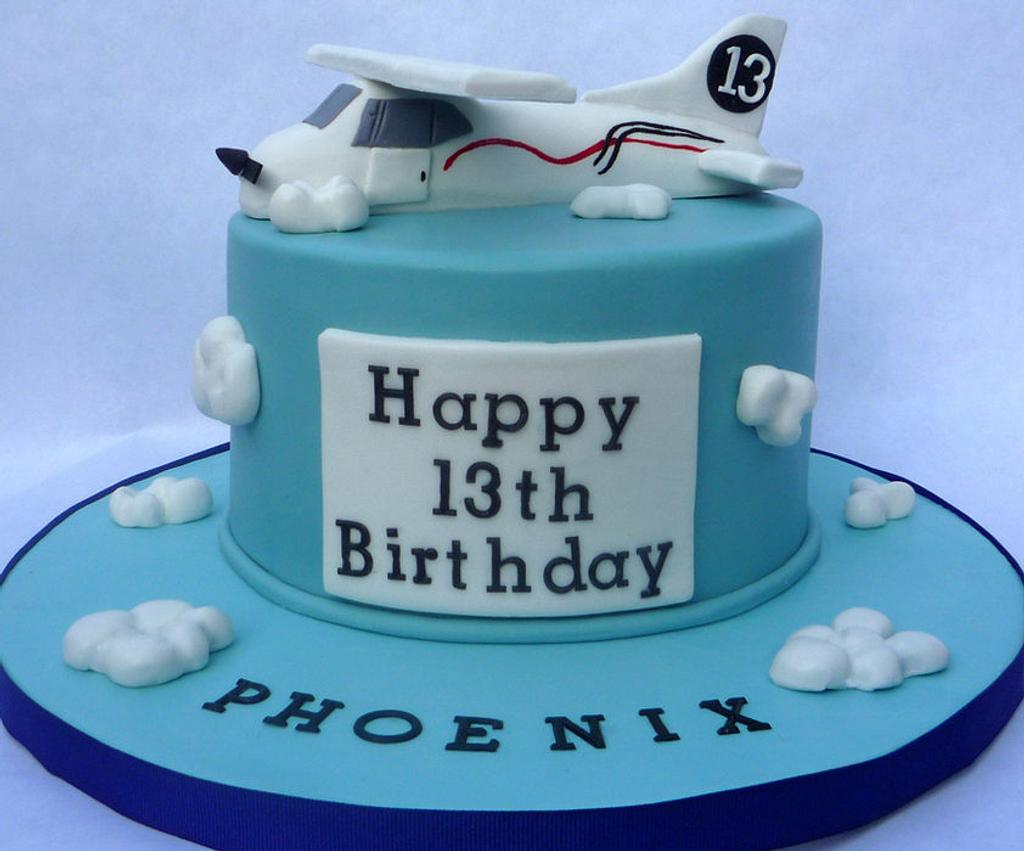 Airplane Decorated Cake