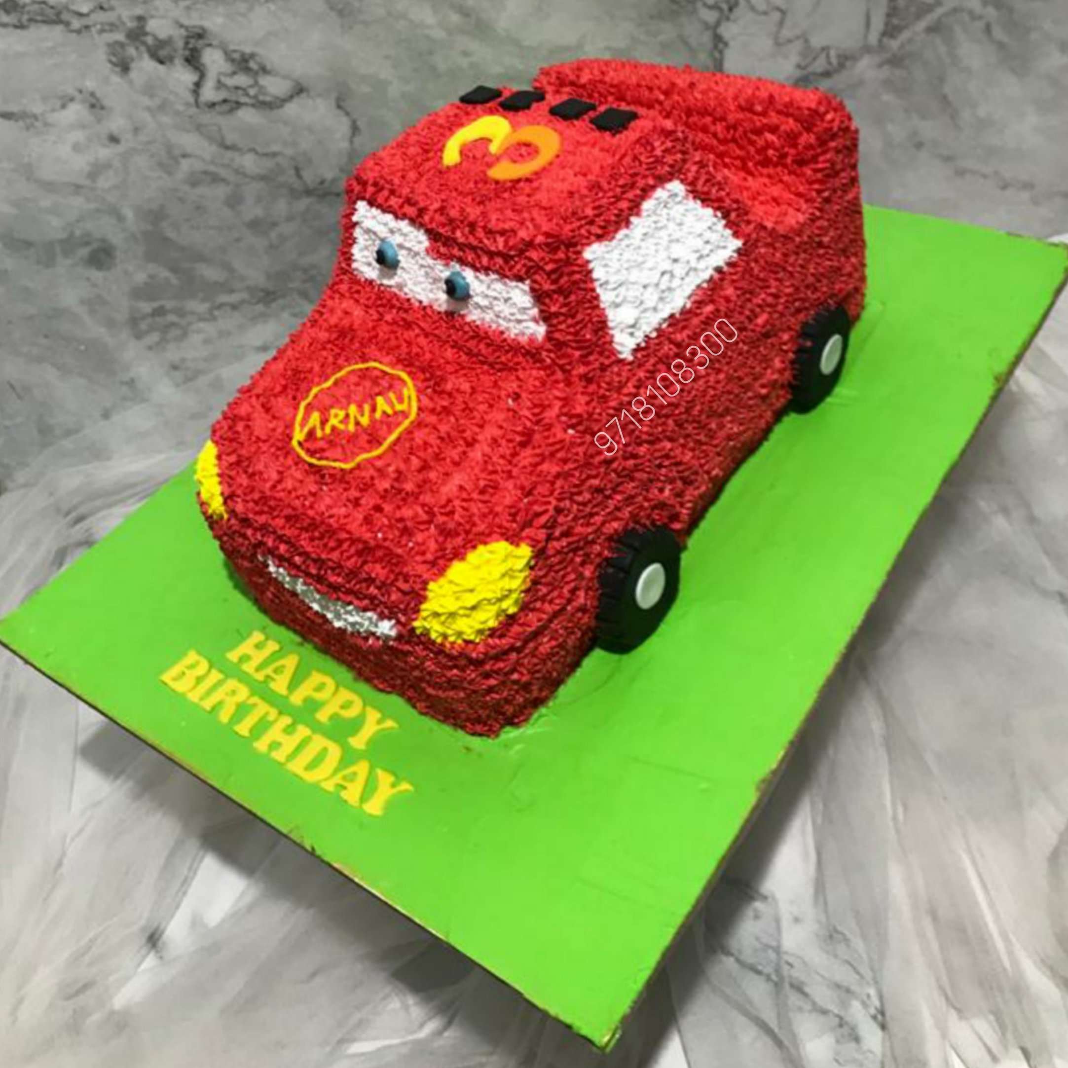 Decorated Car Cake