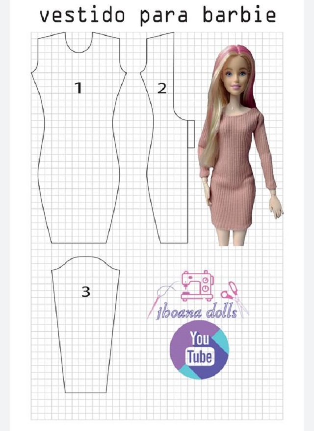 Como Fazer Blusa Para Barbie Fácil, Roupa Para Boneca Fácil de Fazer, DIY