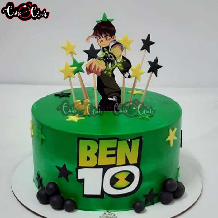Ben 10 Decorated Cake