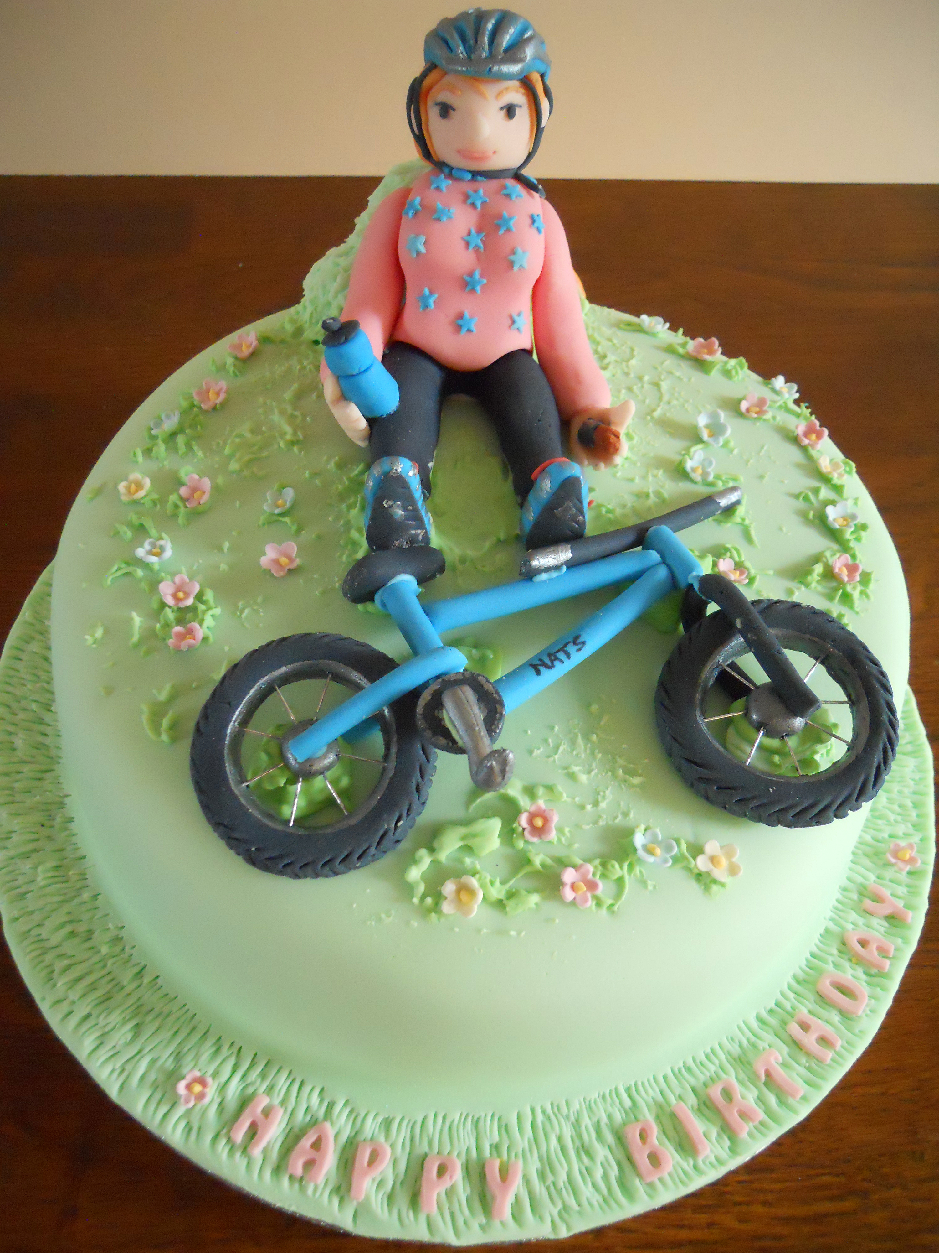 Bike Decorated Cake