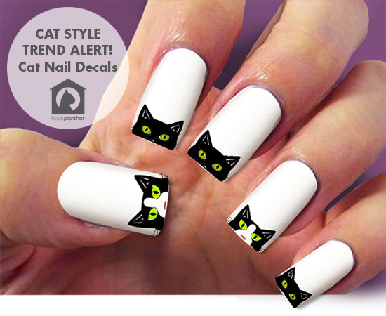 Kitten Decorated Nail