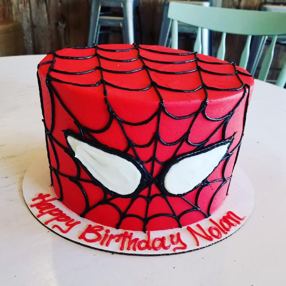 Spider Man Decorated Cake