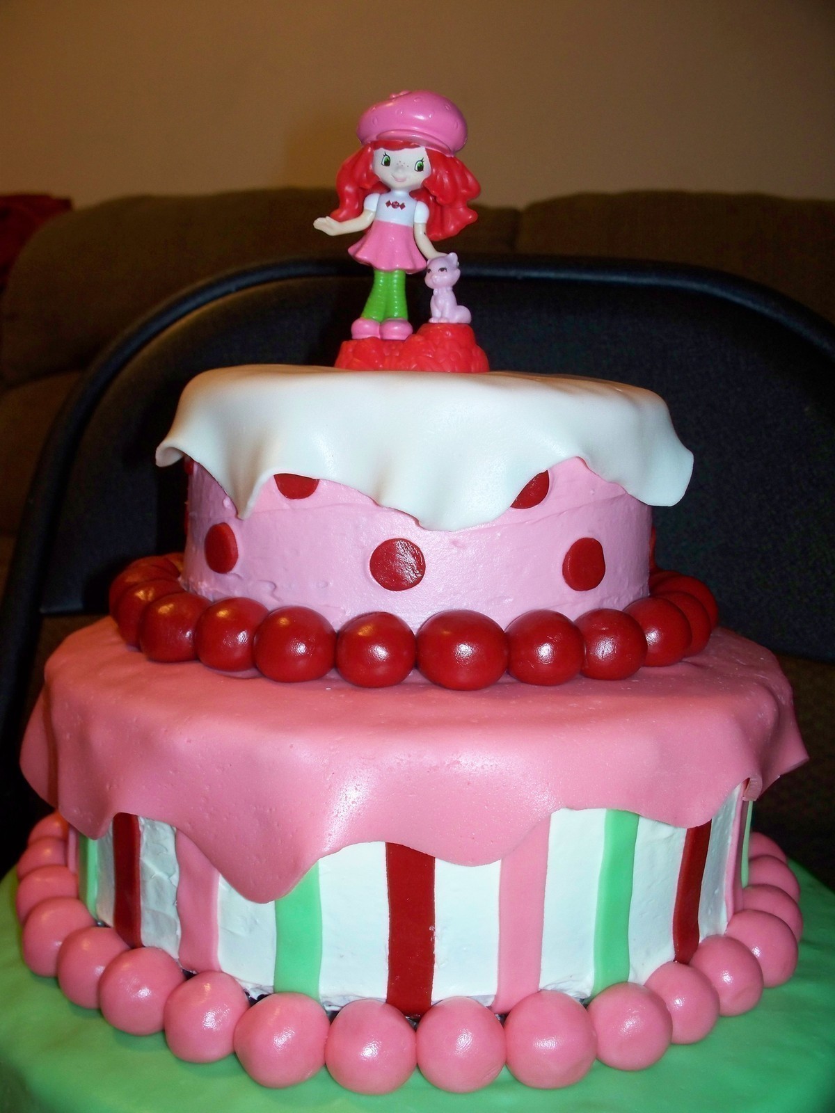 Strawberry Shortcake Decorated Cake