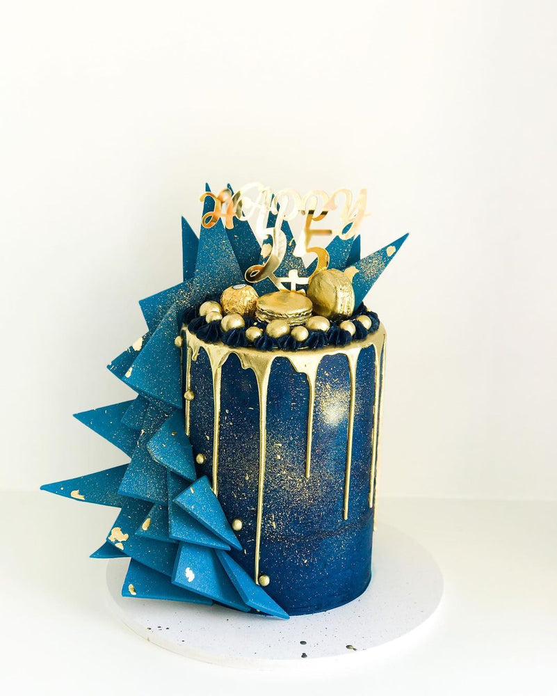 Blue Decorated Cake