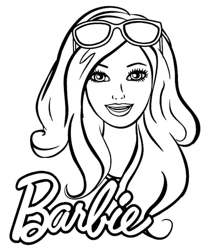 Desenho de Barbie e amigas para colorir - Tudodesenhos