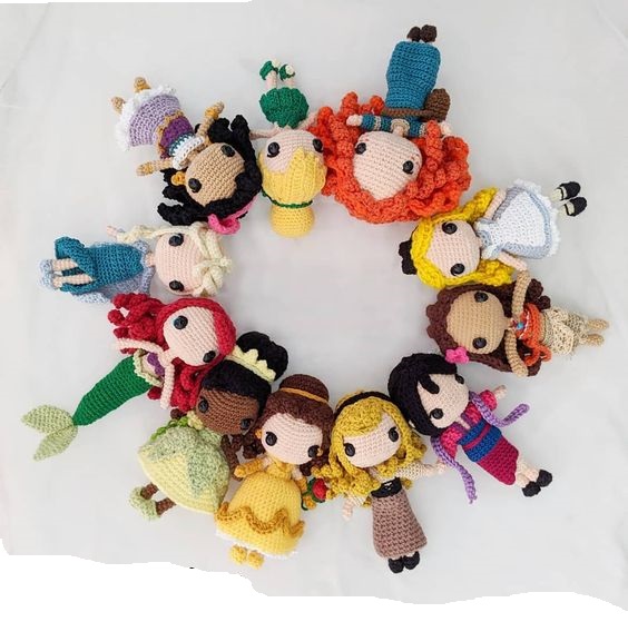 Bonecas De Amigurumi Princesas