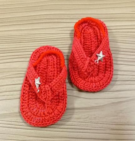 Sandalinha De Croche Para Bebe