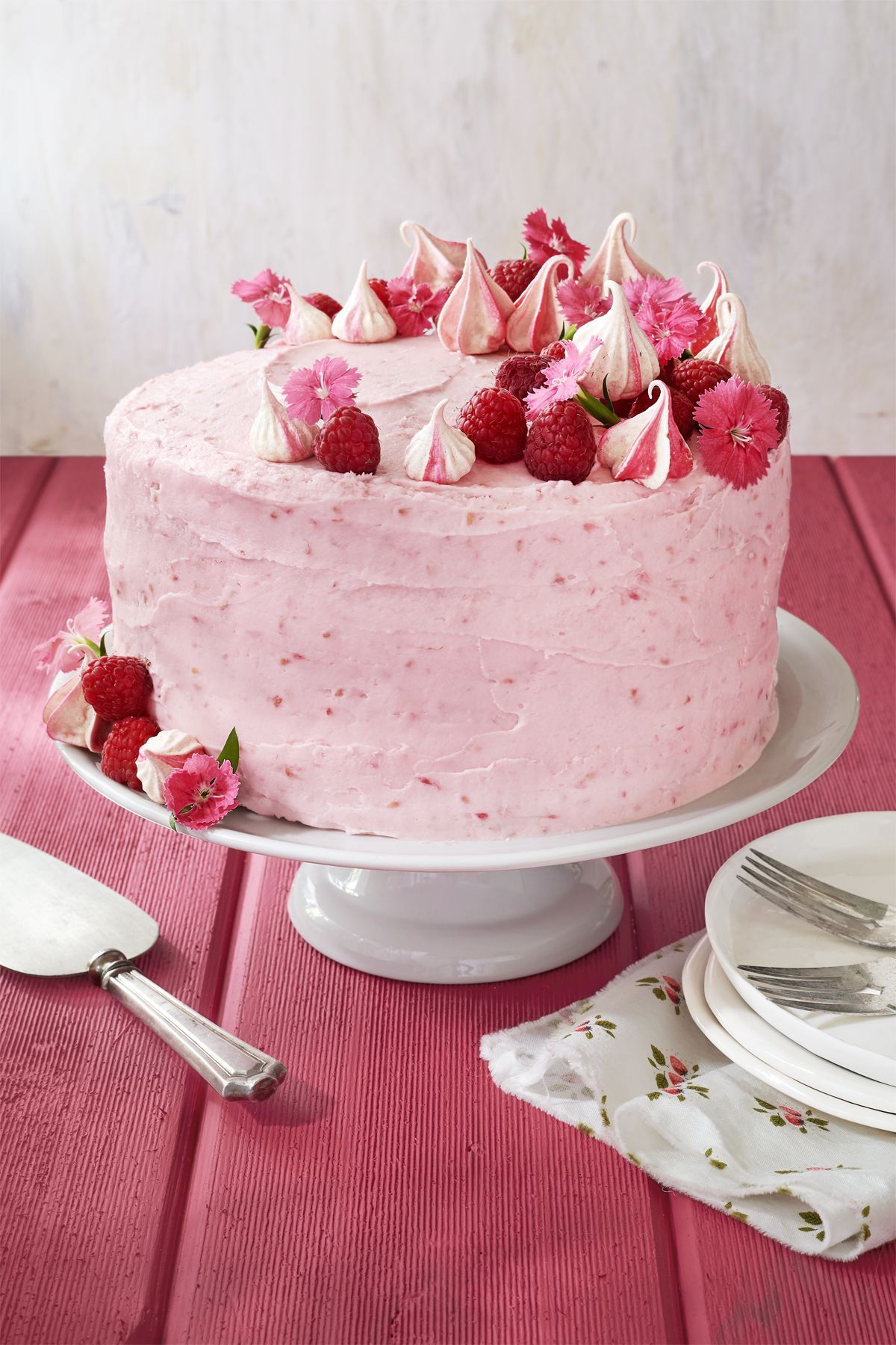Pink Decorated Cake